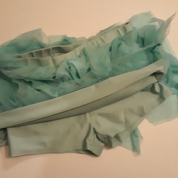 Disney Store 9/10 Skort Shorts Skirt Combo Teal - Picture 6 of 7